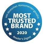 Most Trusted Brand 2020 Button