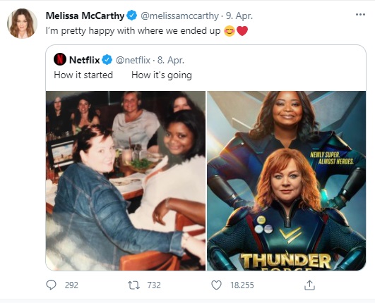 Tweet auf Twitter von Melissa Mccarthy